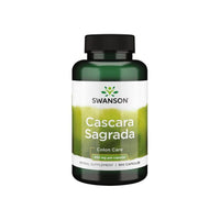 Thumbnail for Swanson Cascara Sagrada - 450 mg 100 capsules.