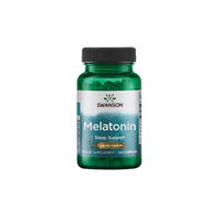 Thumbnail for A bottle of Swanson Melatonin - 3 mg 120 capsules on a white background.