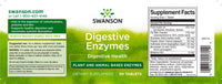 Thumbnail for Swanson Digestive Enzymes - 90 tabs label.