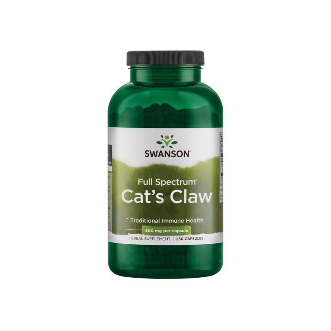 Swanson's Cats Claw - 500 mg 250 capsules.