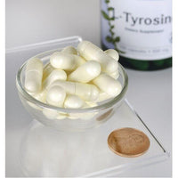 Thumbnail for L-Tyrosine - 500 mg 100 capsules - pill size