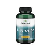 Thumbnail for L-Tyrosine - 500 mg 100 capsules - front 