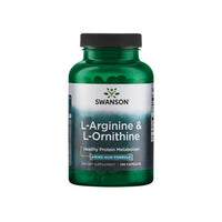 Thumbnail for L-Arginine - 500 mg & L-Ornithine - 250 mg 100 capsules - front