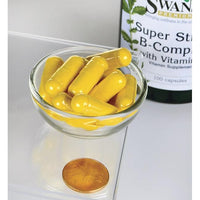 Thumbnail for Swanson B-Complex with Vitamin C - 500 mg 100 capsules.