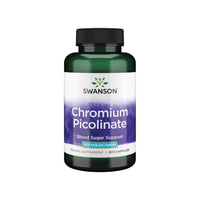 Thumbnail for A bottle of Swanson Chromium Picolinate - 200 mcg 200 capsules.