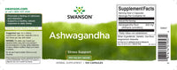 Thumbnail for A label for Swanson Ashwagandha - 450 mg 100 capsules.