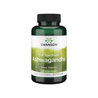 Thumbnail for A bottle of Swanson's Ashwagandha - 450 mg 100 capsules supplement.