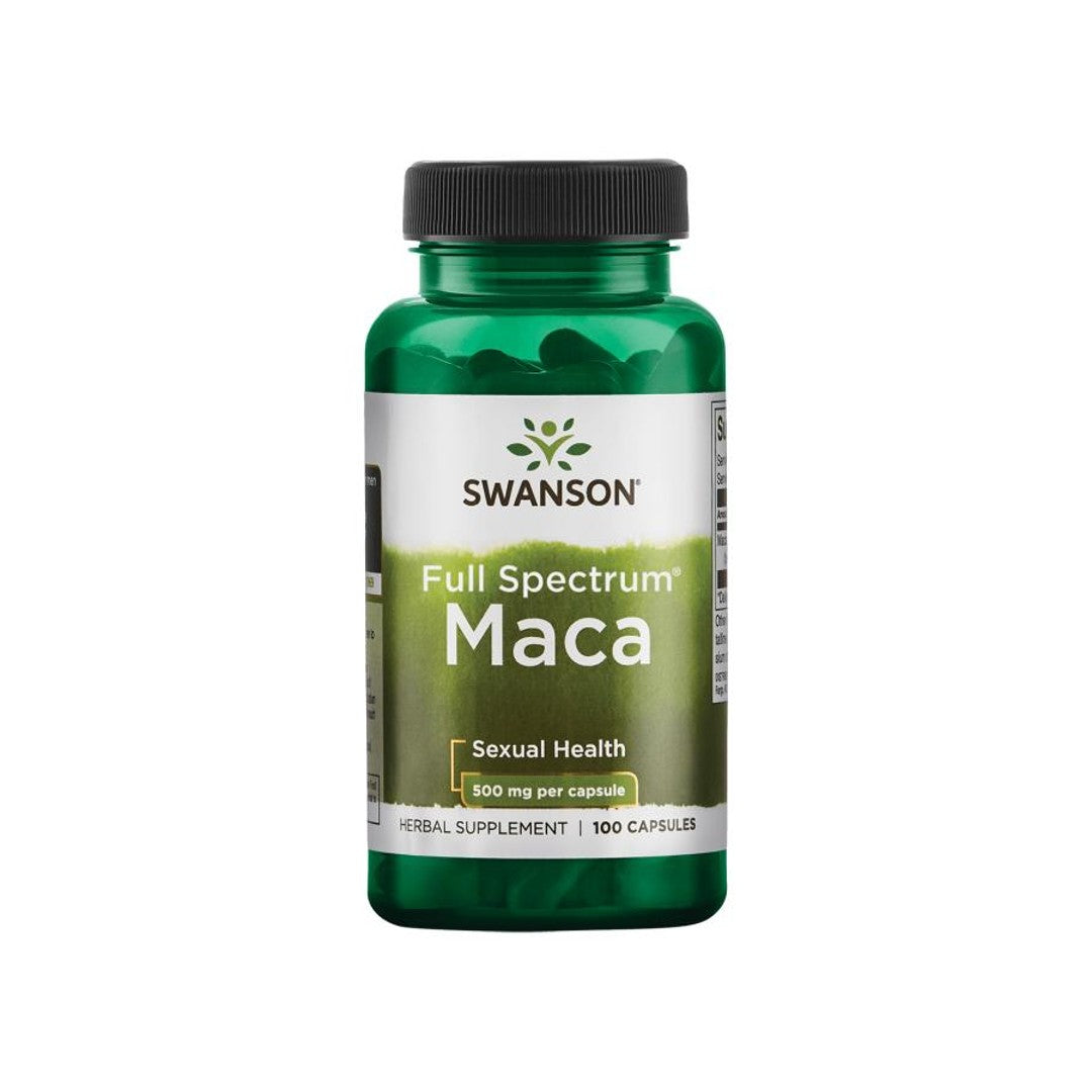 Swanson Maca - 500 mg 100 capsules.
