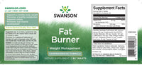 Thumbnail for Swanson Fat Burner - 60 tabs label.