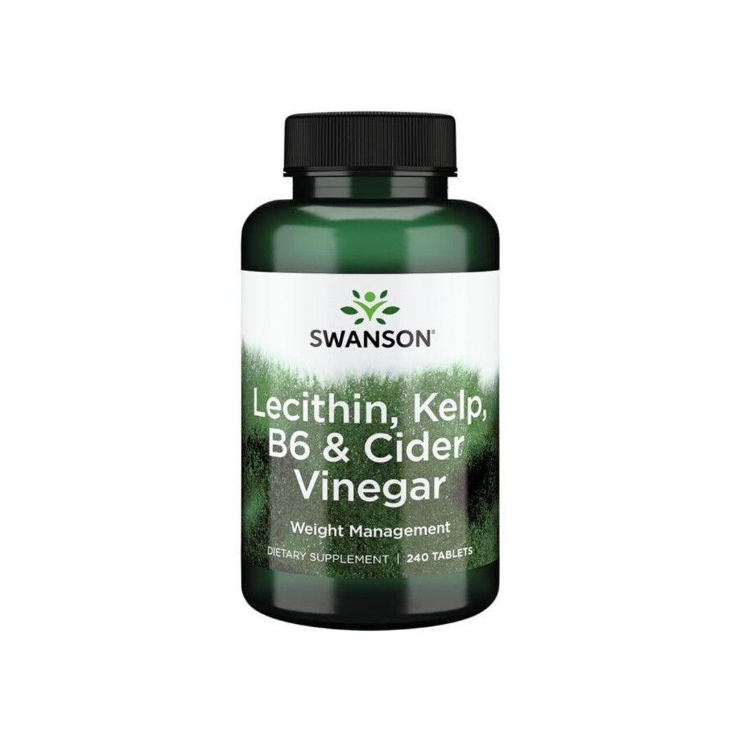 Lecithin, Kelp, B6, & Cider Vinegar - 240 tabs - front