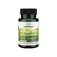 Thumbnail for Swanson Ginkgo with Vinpocetine - 60 capsules