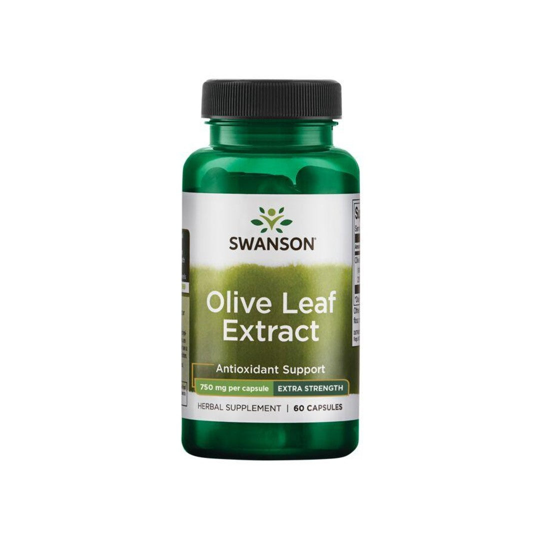 Olive Leaf Extract - 750 mg 60 capsules - front 