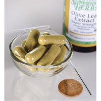 Thumbnail for Olive Leaf Extract - 750 mg 60 capsules - pill size