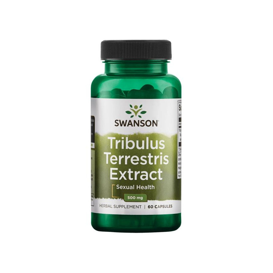 Tribulus Terrestris Extract - 500 mg 60 capsules - front