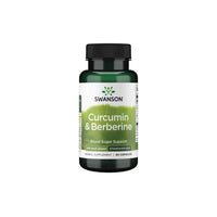 Thumbnail for A bottle of Swanson Curcumin & Berberine with Black Pepper 60 capsules.