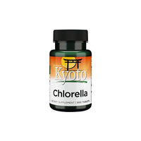 Thumbnail for A bottle of Swanson Kyoto Chlorella, known for its detoxifying properties and rich in amino acids.
