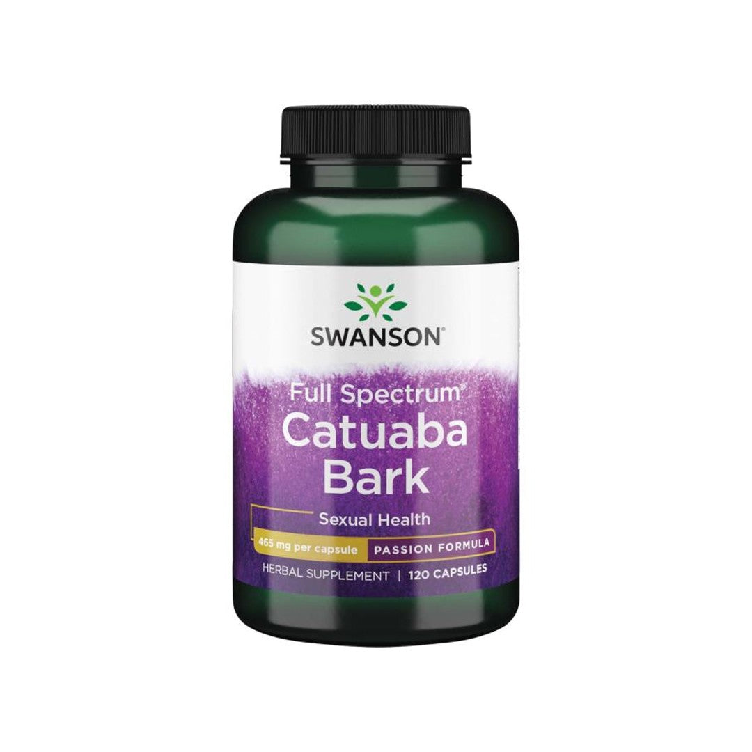 Swanson Catuaba Bark - 465 mg 120 capsules.