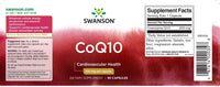 Thumbnail for A bottle of Swanson Coenzyme Q1O - 200 mg 90 capsules with a red label.