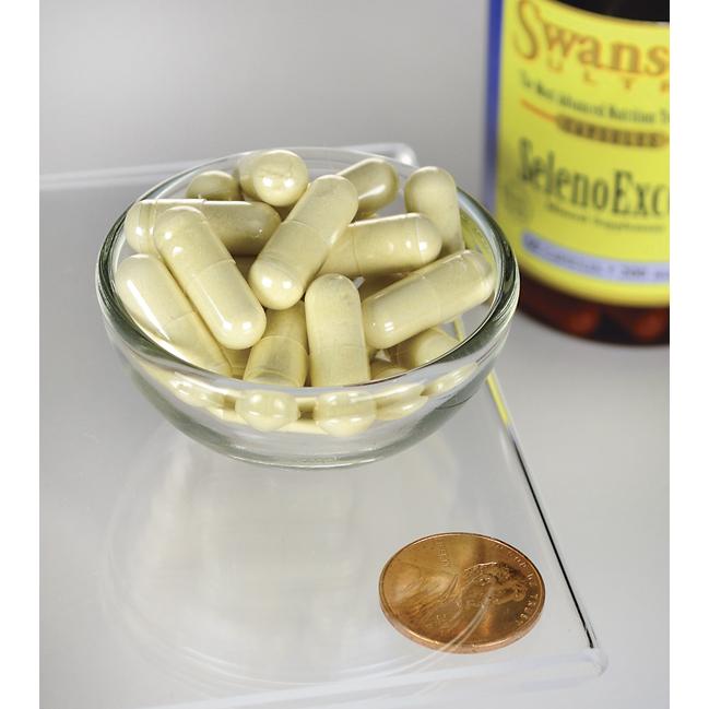 Selenium - 200 mcg 60 capsules SelenoExcell - pill size