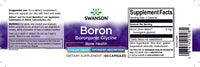 Thumbnail for The label for Albion Boron Bororganic Glycine - 6 mg 60 capsules by Swanson.