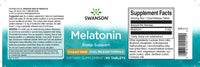 Thumbnail for A bottle of Swanson Melatonin - 3 mg 60 tabs Dual-Release for sleep support.