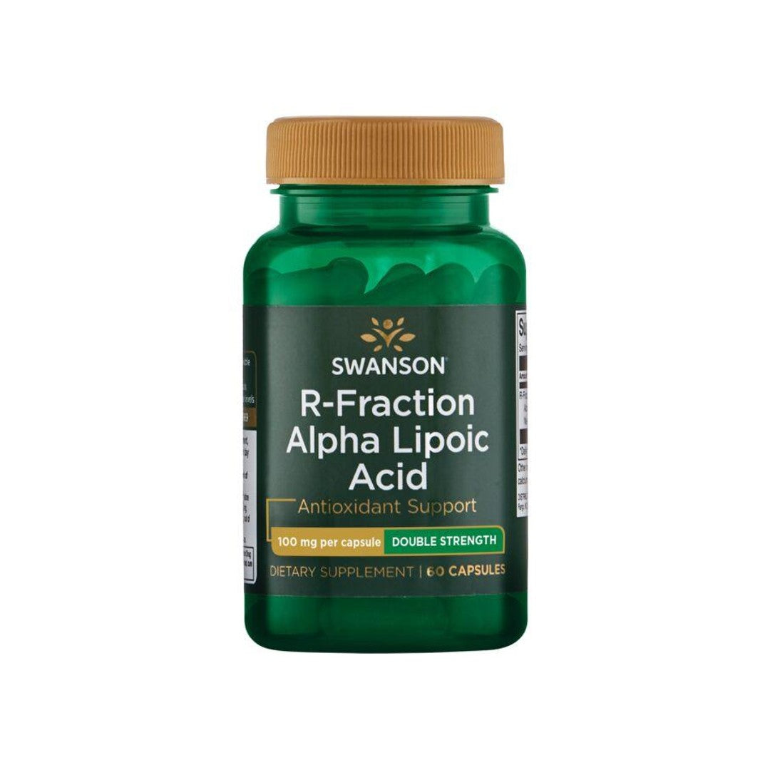 Swanson R-Fraction Alpha Lipoic Acid - 100 mg 60 capsules is an antioxidant supplement that helps maintain healthy blood sugar levels.