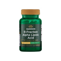 Thumbnail for Swanson R-Fraction Alpha Lipoic Acid - 100 mg 60 capsules is an antioxidant supplement that helps maintain healthy blood sugar levels.
