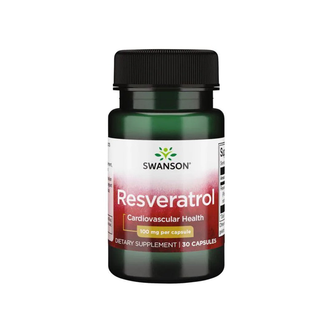 Resveratrol - 100 mg 30 capsules - front
