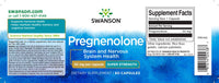 Thumbnail for Swanson Pregnenolone - 50 mg 60 capsules is a prohormone that supports brain function.