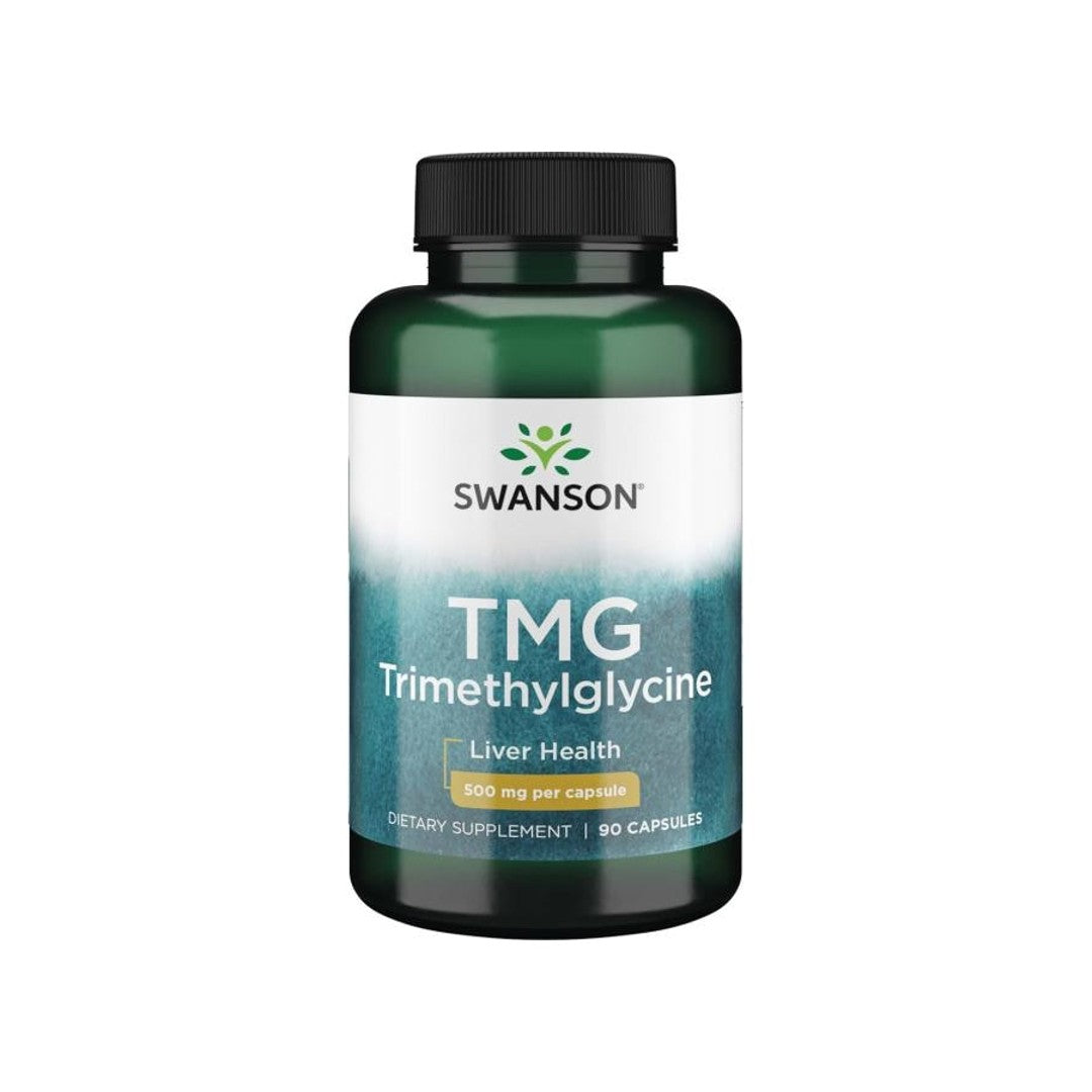 TMG Trimethylglycine - 500 mg 90 capsules - front