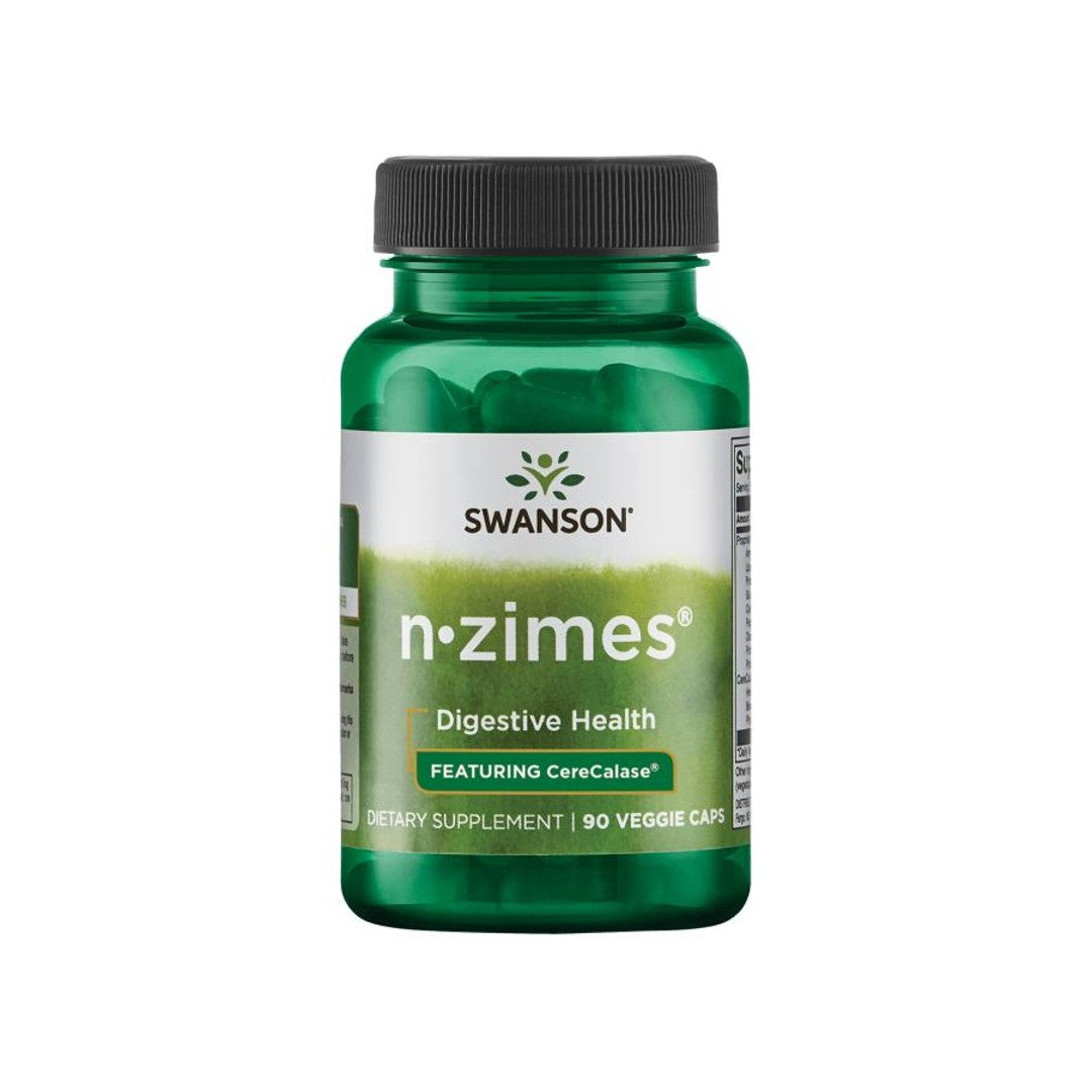 Swanson N-Zimes - 90 vege capsules support nutrient absorption and digestion.
