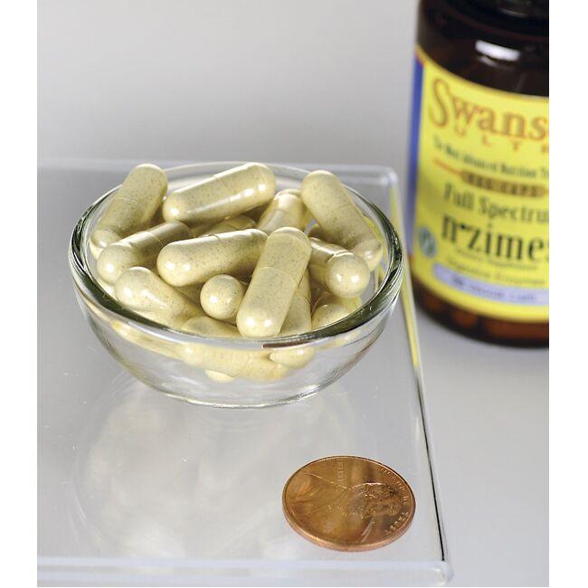 N-Zimes - 90 vege capsules - pill size