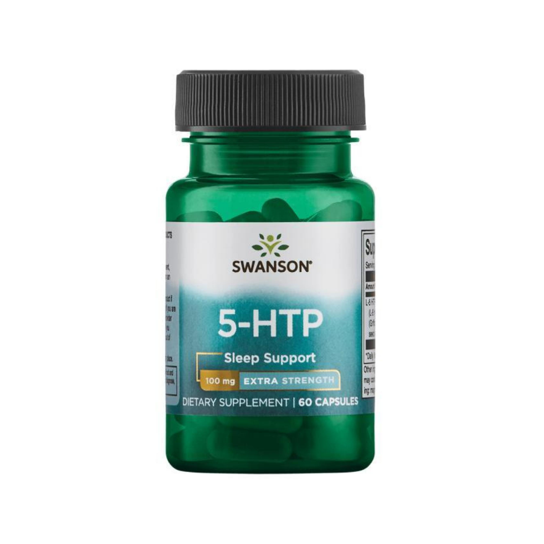 Swanson 5-HTP Extra Strength - 100 mg 60 capsules capsules.