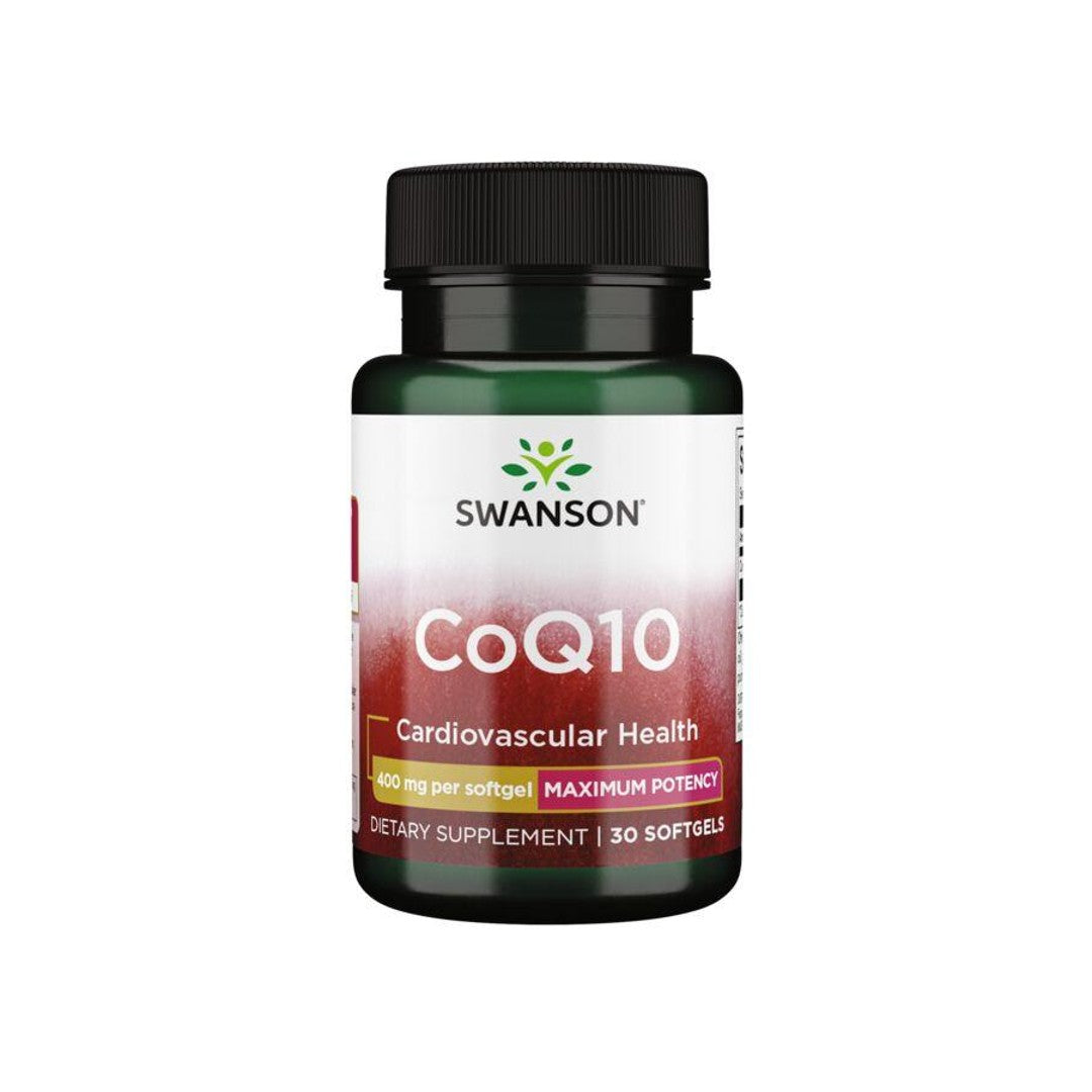 Swanson Coenzyme Q1O - 400 mg 30 softgels.