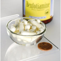 Thumbnail for Vitamin B-1 Benfotiamine - 80 mg 120 capsules - pill size