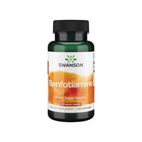 Thumbnail for Swanson Vitamin B-1 Benfotiamine - 80 mg 120 capsules support glucose metabolism and the retinas of the eyes.