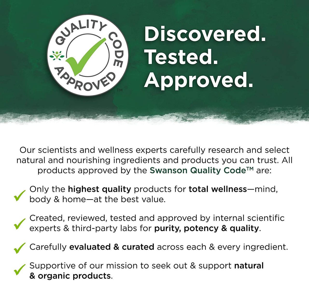 A label for the Swanson 5-HTP Maximum Strength 200 mg 60 Capsules with a green background.