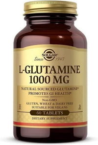 Thumbnail for L-Glutamine 1000 mg 60 Tablets - front 2