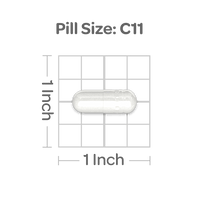 Thumbnail for Pregnenolone 50 mg 90 Rapid Release Capsules - pill size