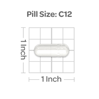 Thumbnail for Probiotic 10 plus Vitamin D3 1000 IU 60 caps - pill size