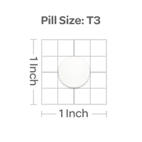 Thumbnail for The magnesium with zinc 100 tablets from Puritan's Pride are shown on a black background.